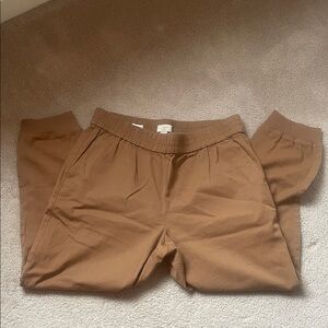 LOFT Women's Brown Camel Jogger Pants